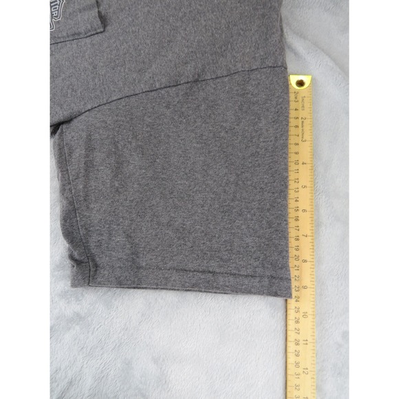 Harley Davidson Motorcycles Pocket T-Shirt Gray XL Pre-Shrunk Cotton Made in USA - Picture 9 of 10
